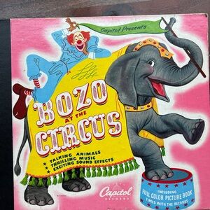 Bozo at the Circus Capitol Records Children’s Series BBX-34, 78 RPM 4-Record Set